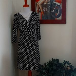 WH/BM faux wrap dress